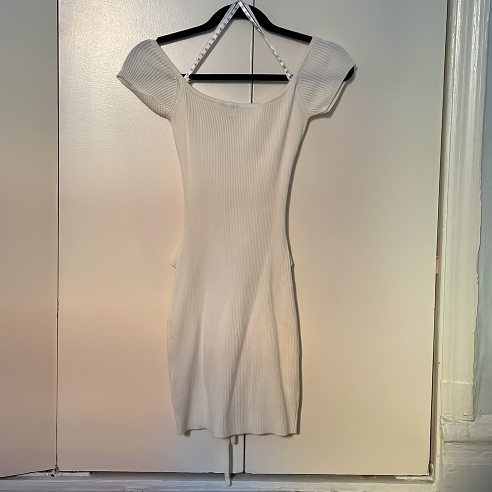 Corset Ribbed Mini Dress - Picture 2 of 3